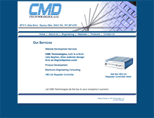 Tablet Screenshot of cmdtechnologies.com
